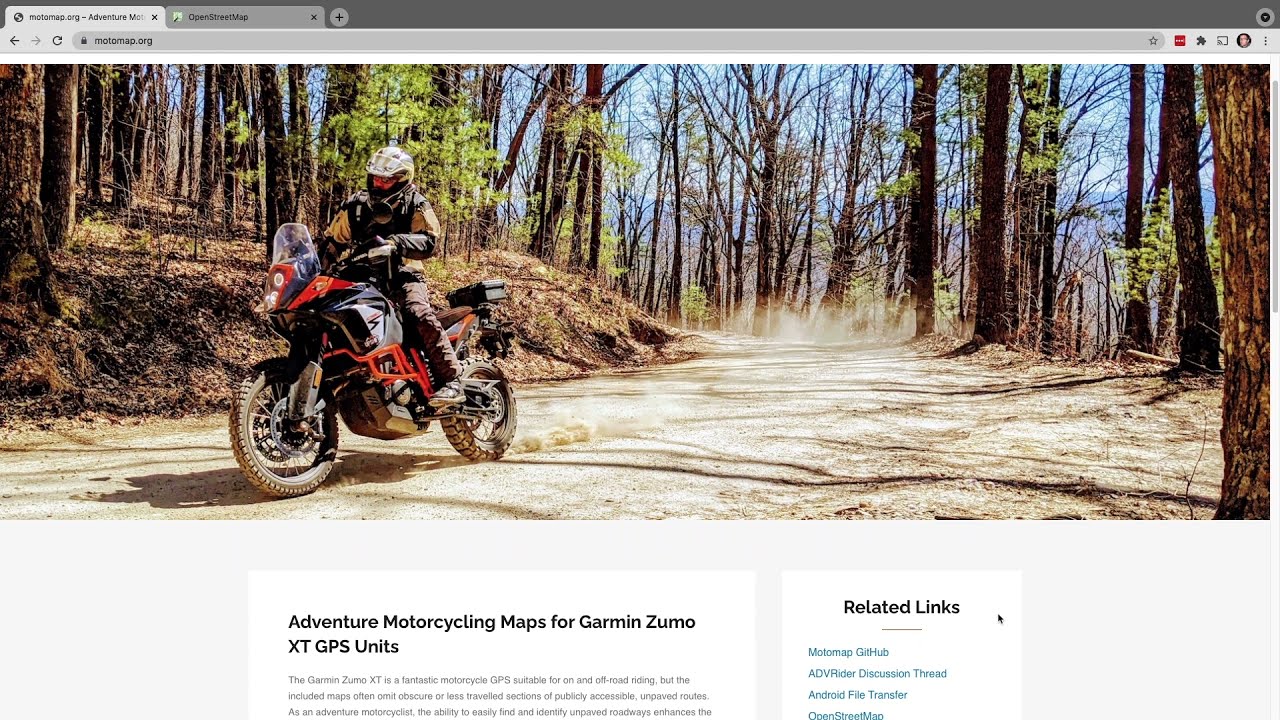 download gpx file to garmin motorcycle